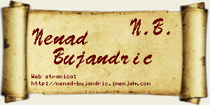 Nenad Bujandrić vizit kartica